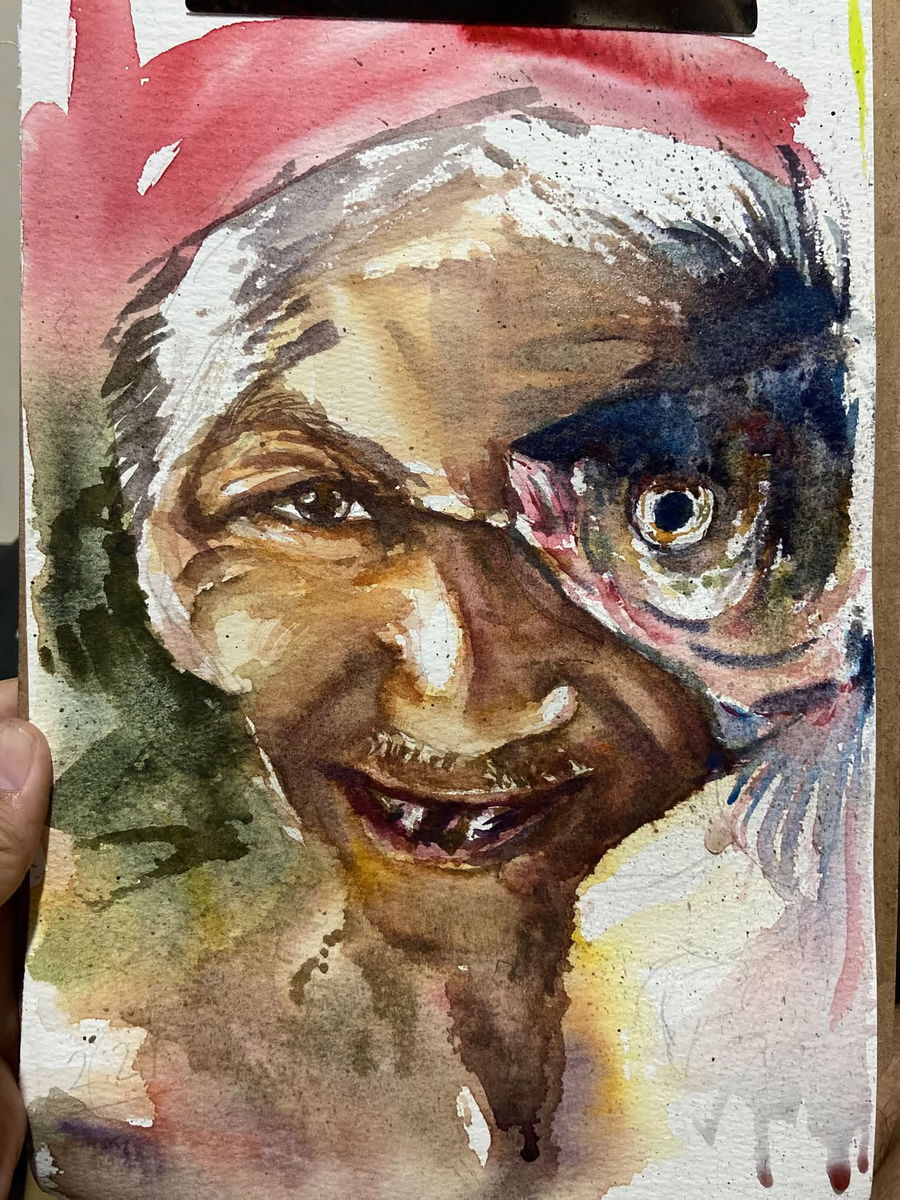 Study Sketch 6, a painting by Juan Pabrua