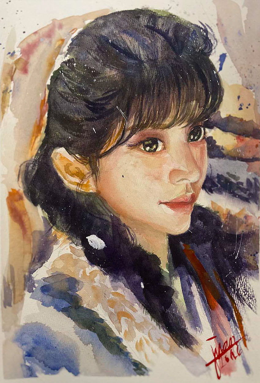 Jade, a painting by Juan Pabrua